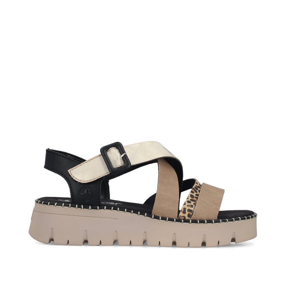 Rieker Womens Sandal V1063-90 Multi