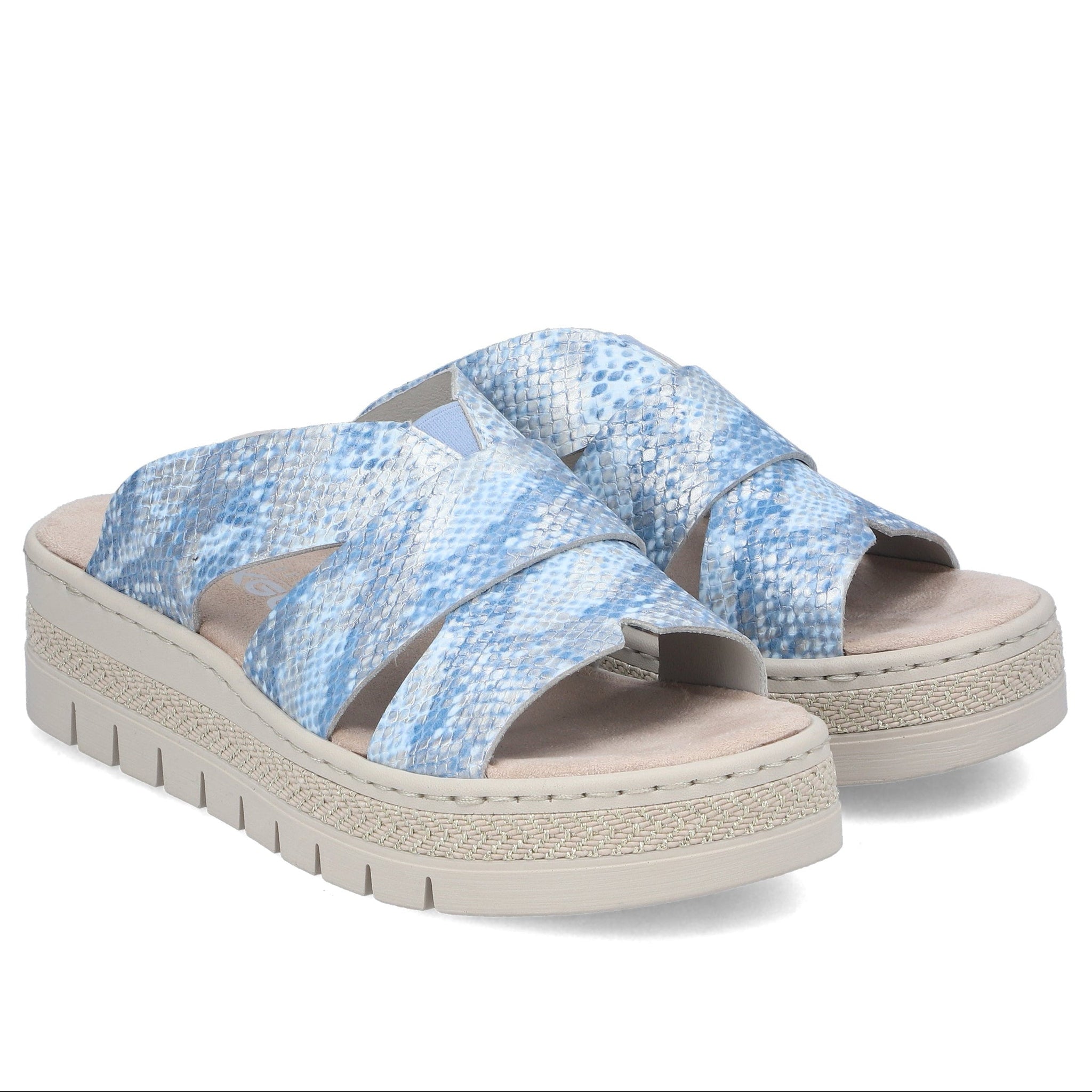 Rieker Womens Sandal V4989 Blue