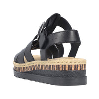 Rieker Womens Sandal V7904-00 Black