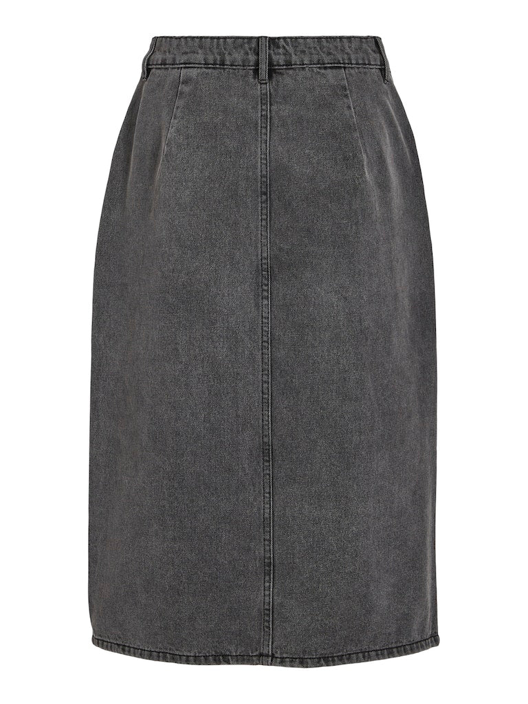Texas Denim Pencil Skirt - Dark Grey – Frankie Shop Europe
