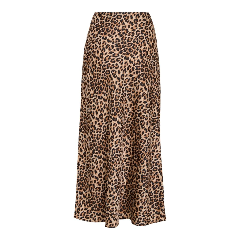 Vila leopard print skirt sales