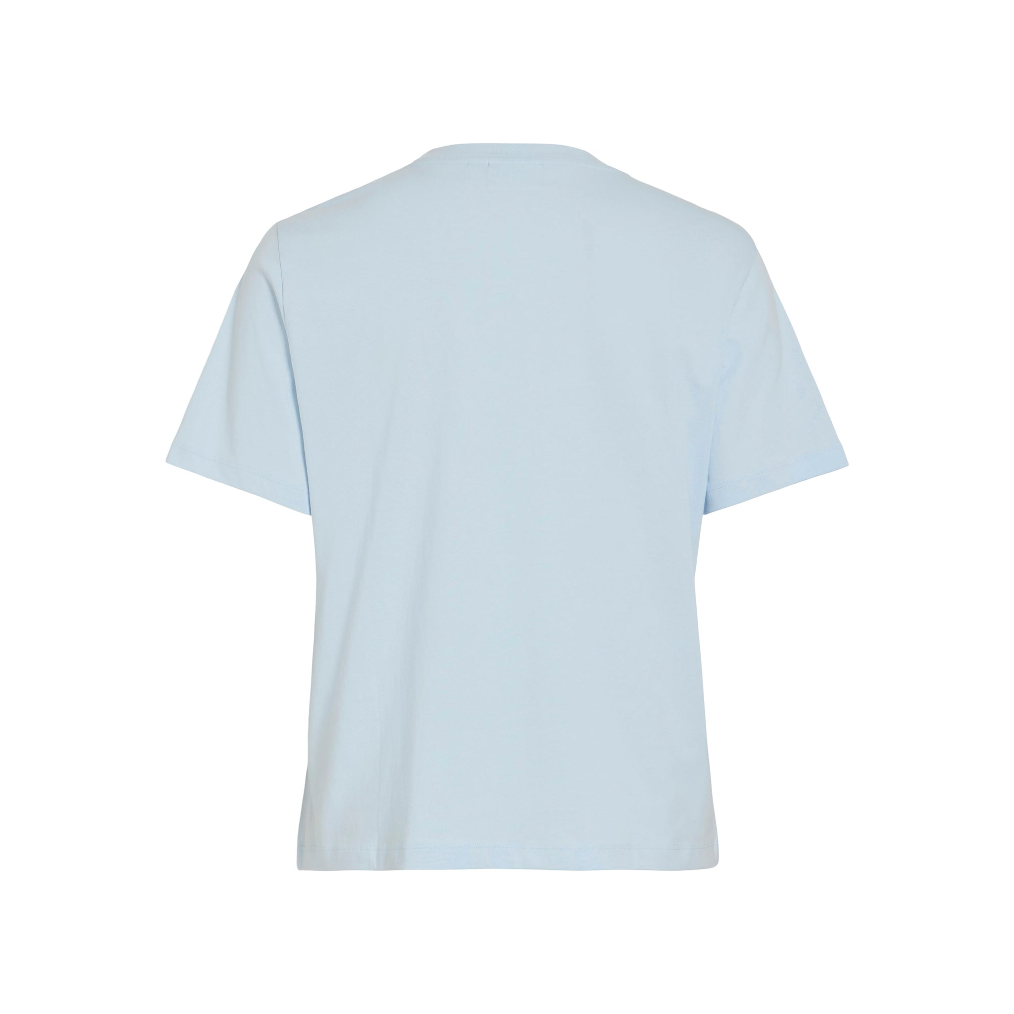 Vila Womens Visybilla Rose Round Neck Top Nantucket Breeze