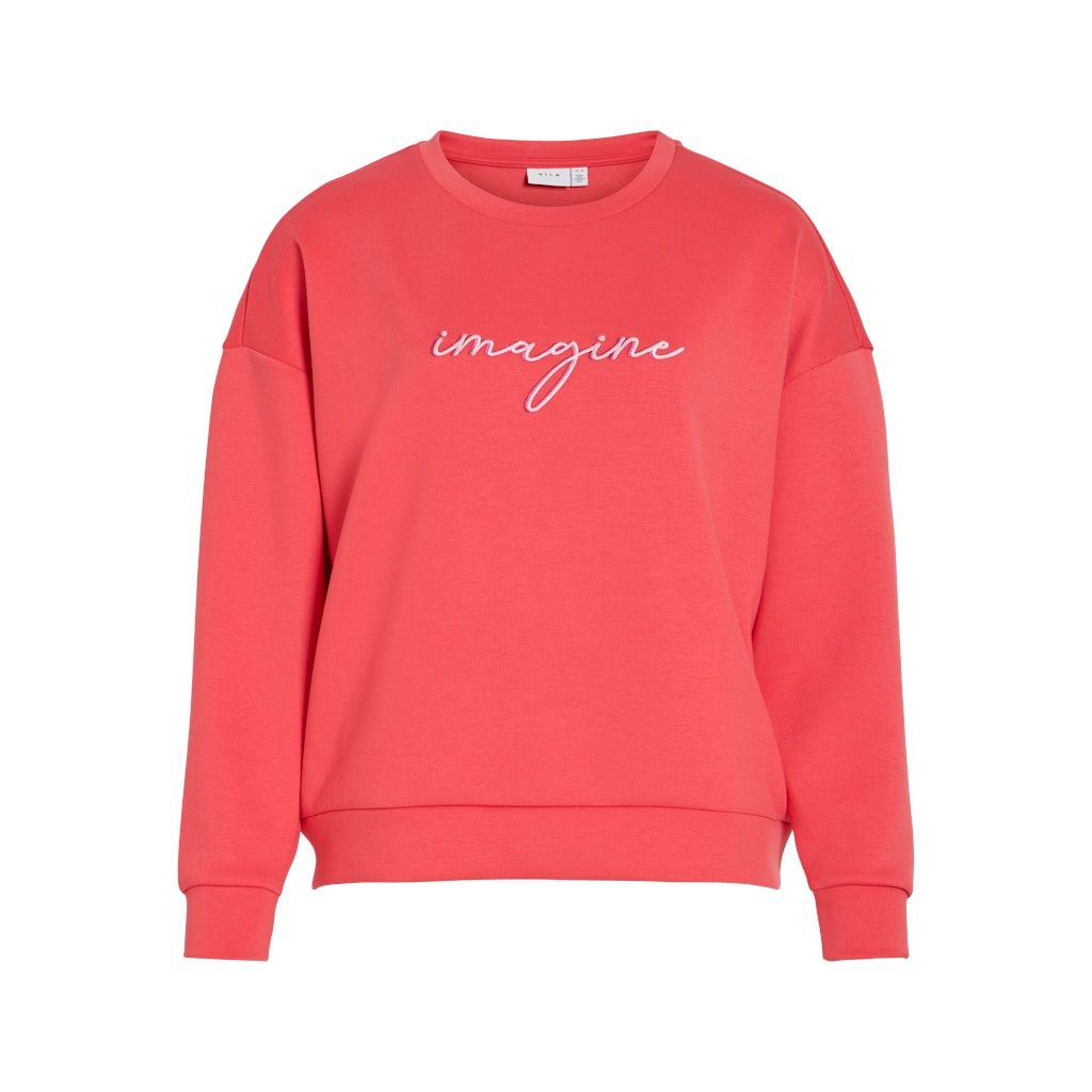 Vila Womens Top Siffi Imagine Hibiscus