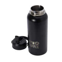 Gym+Coffee Water Bottle 1L Hydrate Black