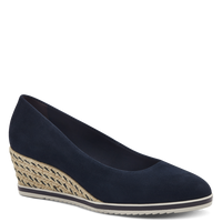 Tamaris Womens Wedge 1-22303-42 Navy