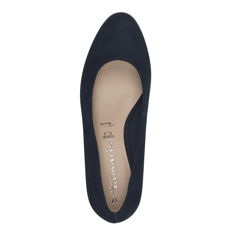Tamaris Womens Wedge 1-22303-42 Navy