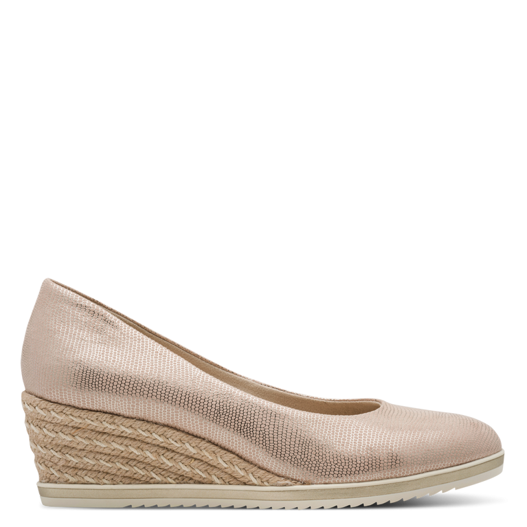 Tamaris Womens Shoe 22313 Light Gold Struct