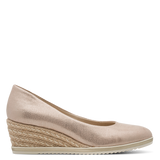Tamaris Womens Shoe 22313 Light Gold Struct