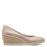 Tamaris Womens Shoe 22313 Light Gold Struct