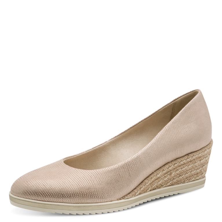 Tamaris Womens Shoe 22313 Light Gold Struct
