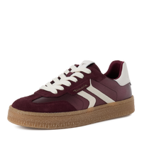 Tamaris Womens Trainer 23723 Bordeaux Met