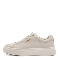 Tamaris women's leather lace-up trainer