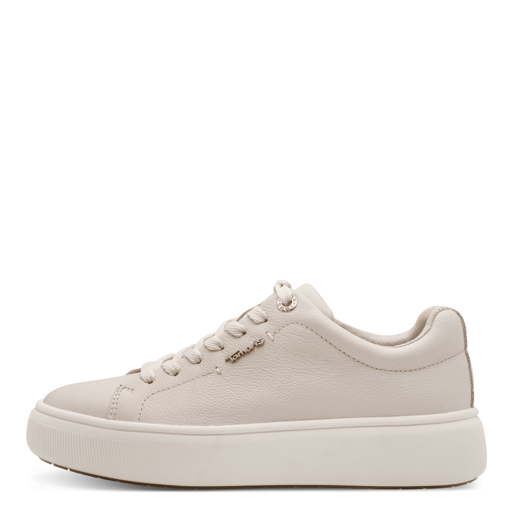 Tamaris women's leather lace-up trainer