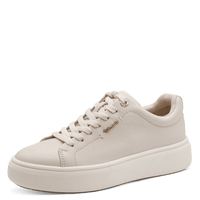 Tamaris women's leather lace-up trainer