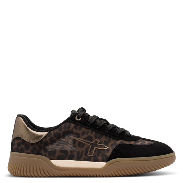Tamaris Womens Trainer 1-23756-46 Leopard Comb