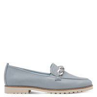 Tamaris women's blue slip-on shoe