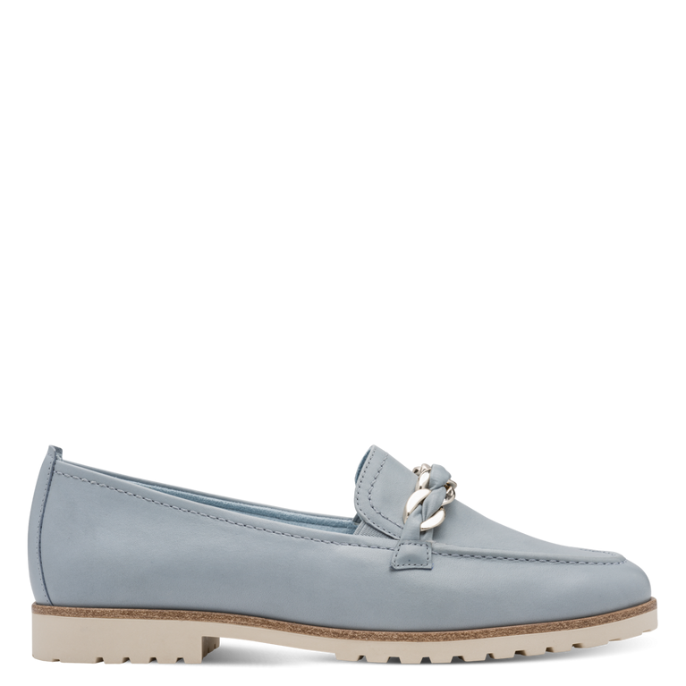 Tamaris women's blue slip-on shoe