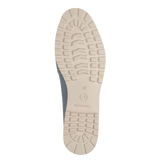 Tamaris women's blue slip-on shoe