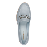 Tamaris women's blue slip-on shoe