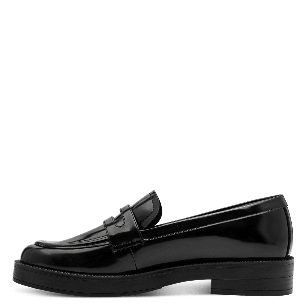 Tamaris women's black slip-on shoe