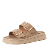 Tamaris Womens Sandal 1-27239-42 Taupe Nubuck