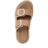 Tamaris Womens Sandal 1-27239-42 Taupe Nubuck