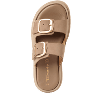 Tamaris Womens Sandal 1-27239-42 Taupe Nubuck
