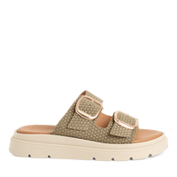 Tamaris women's olive sandal with buckle
