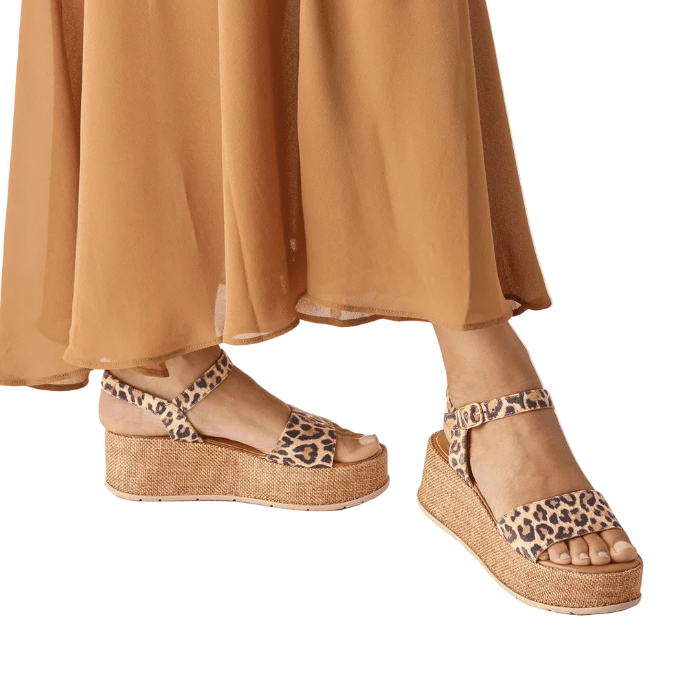 Tamaris Womens Sandal 1-28020-42 Leopard