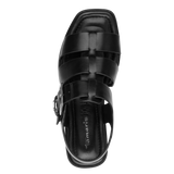Tamaris women's black sandal with buckle