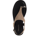 Tamaris Womens Sandal 1-28142-46 Taupe