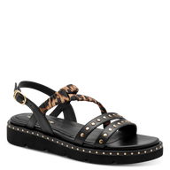 Tamaris women's black sandal with buckle
