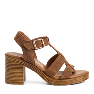 Tamaris women's brown sandal with velcro