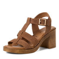 Tamaris women's brown sandal with velcro