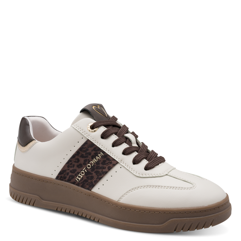 Marco Tozzi Womens Trainer 2-23775-46 Cream/Leo