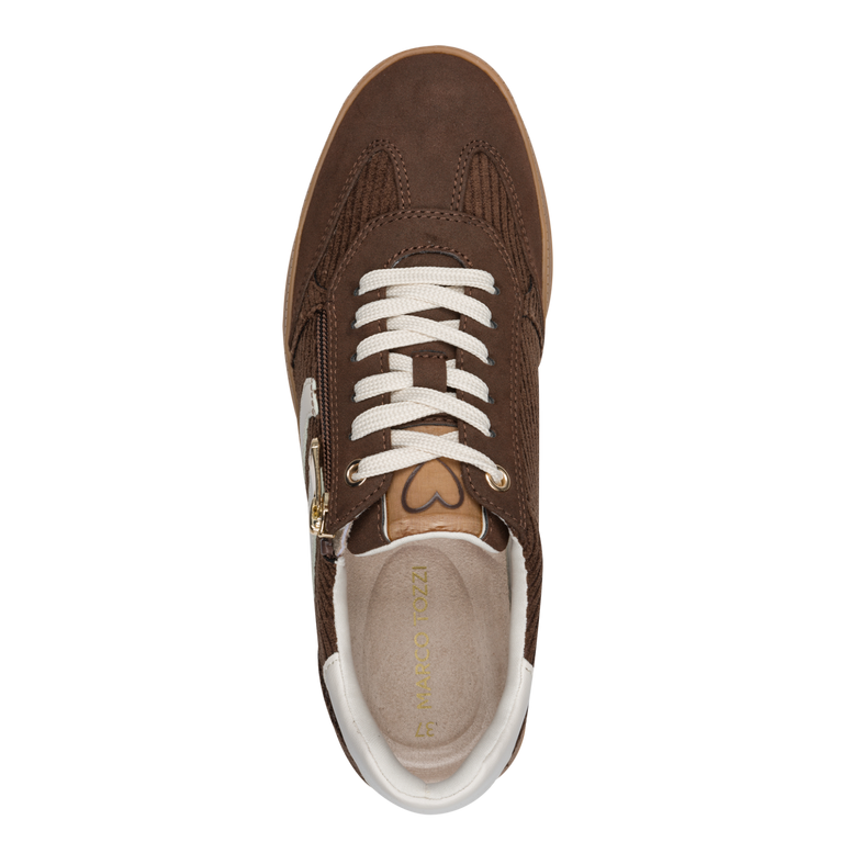 Marco Tozzi Womens Trainer 2-23776-45 Choco Comb