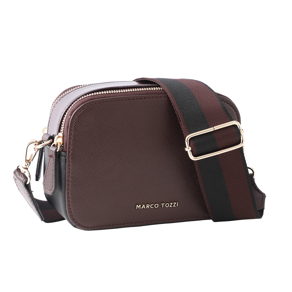 Marco Tozzi women's bordeaux cross body bag