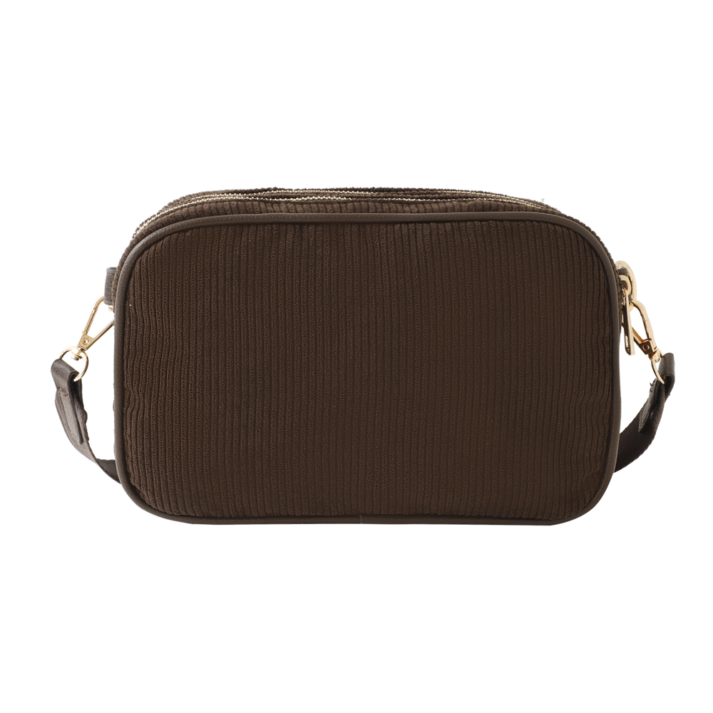 Marco Tozzi women's choco brown cross body bag