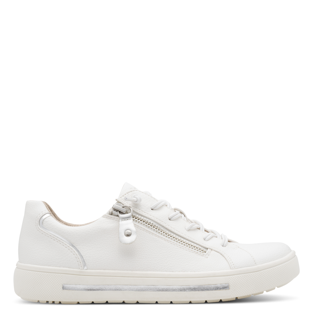 Jana Womens Trainer 8-23660-42 White/Silver