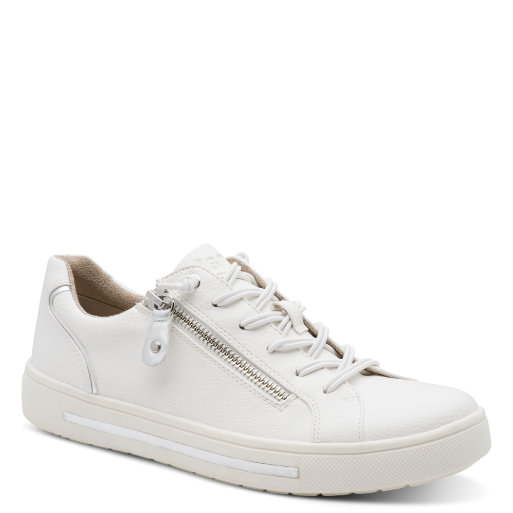 Jana Womens Trainer 8-23660-42 White/Silver