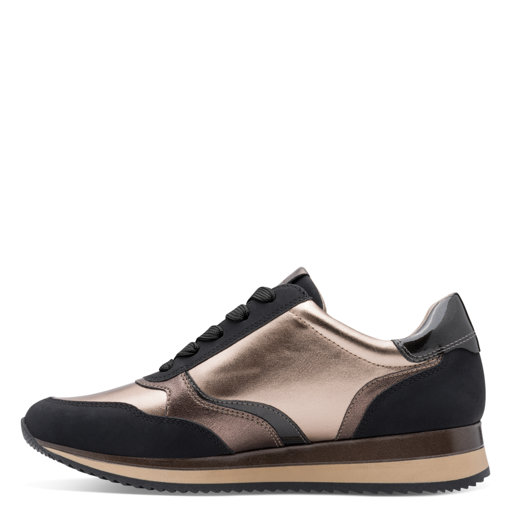 Jana Womens Trainer 8-23774-43 Black/Pewter