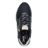 Jana women's navy lace-up trainer