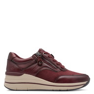 Jana Womens Trainer 23790 Bordeaux