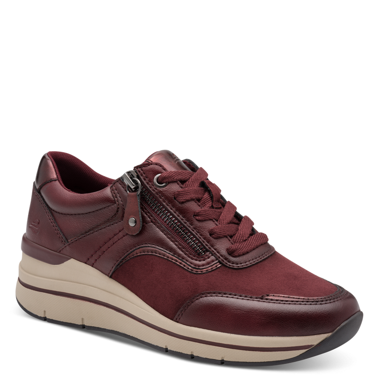 Jana Womens Trainer 23790 Bordeaux