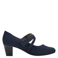 Jana women's navy shoe with velcro