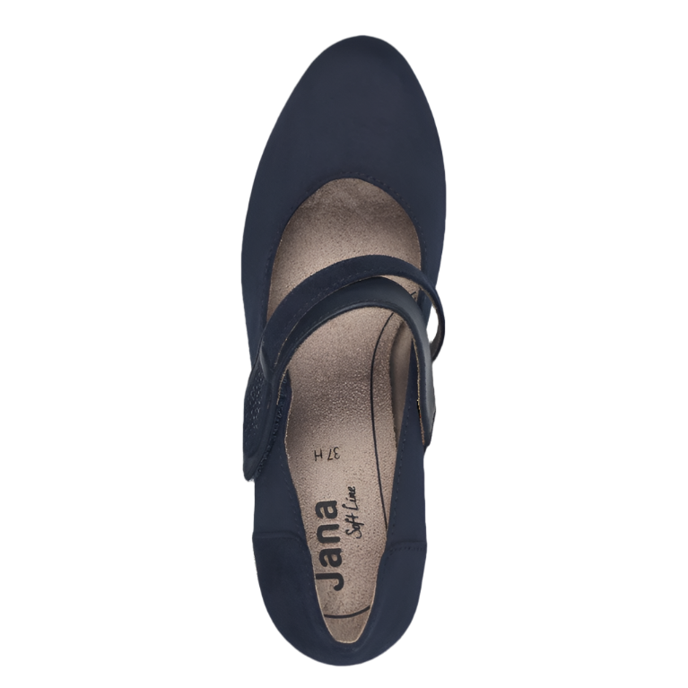 Jana women's navy shoe with velcro