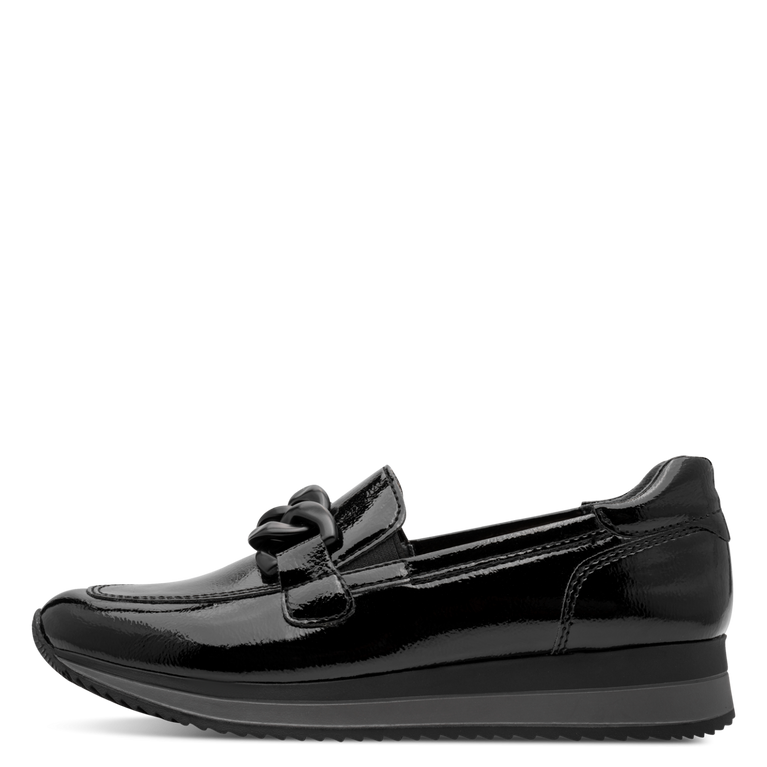 Jana Womens Shoe 24766 Black Patent