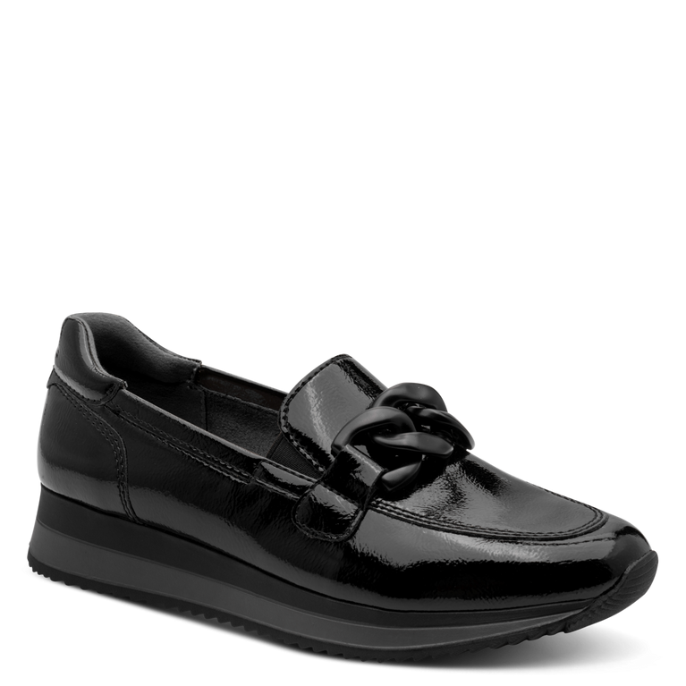 Jana Womens Shoe 24766 Black Patent