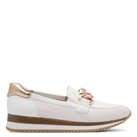 Jana Womens Shoe 8-24766-42 White/Rose Gold
