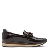 Jana Womens Shoe 24766 Mocca Patent